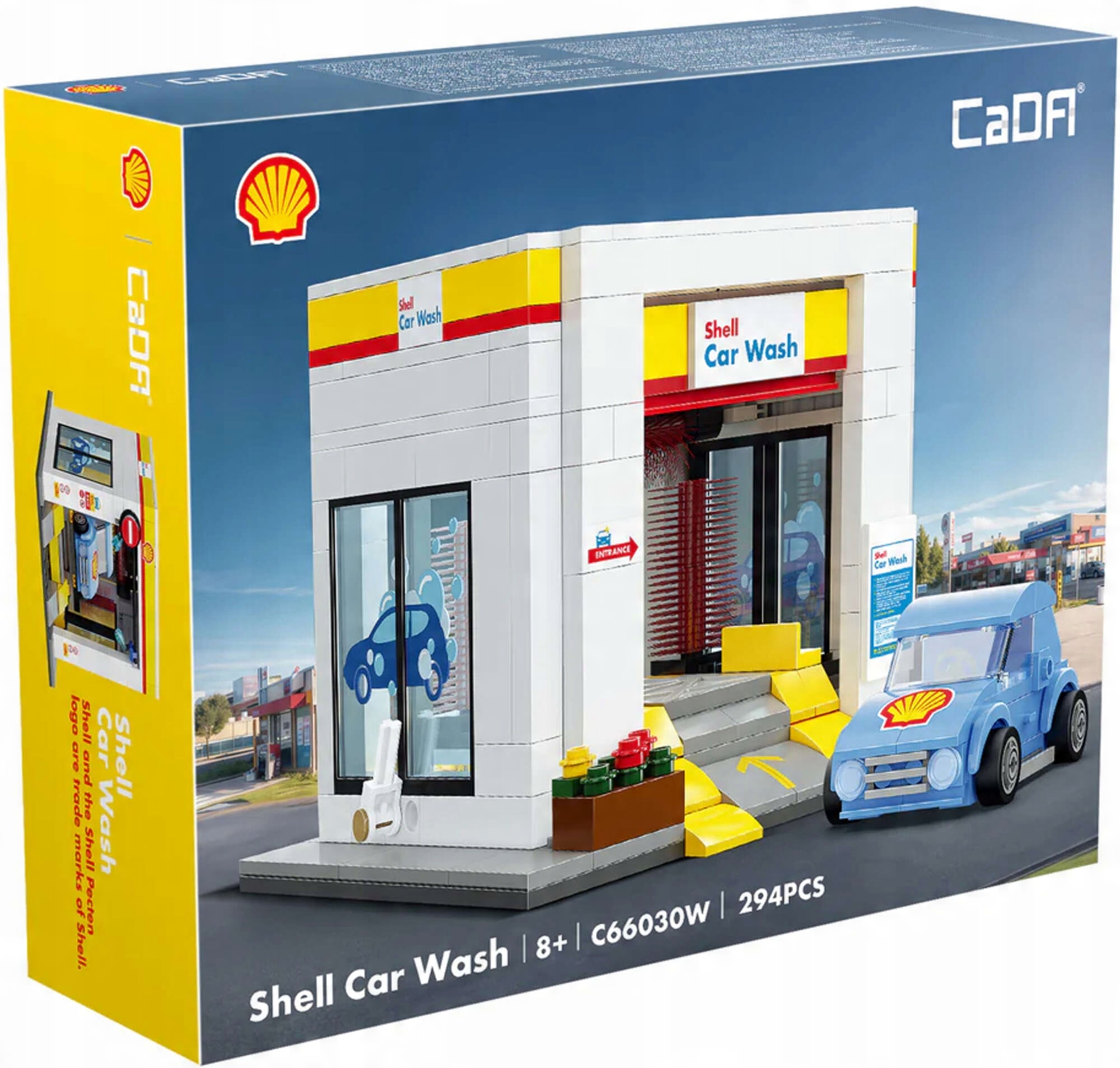 Klocki Cada Stacja Shell Myjnia C66030W – Kreatywna zabawa dla dzieci