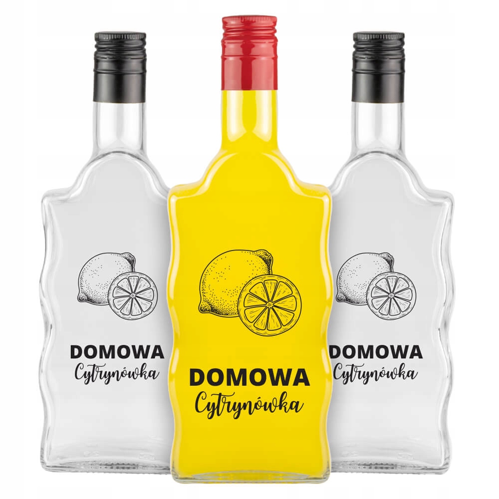 10X Butelki FALA 500ml – Idealne do domowej cytrynówki