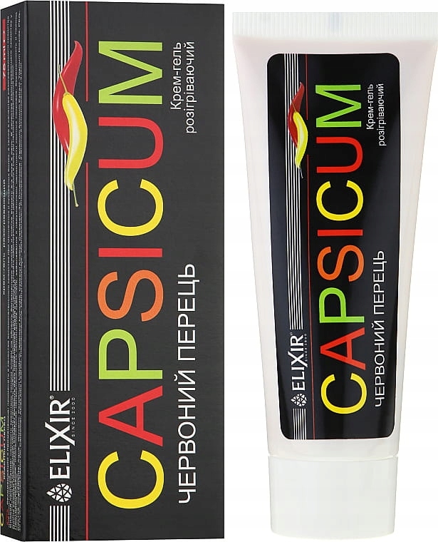 Capsicum kremowa-galaretka rozgrzewająca czerwona papryka 75ml – Naturalne wsparcie dla mięśni i stawów
