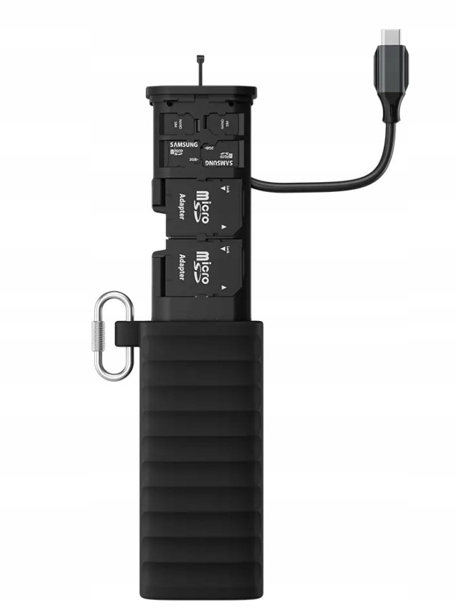 Podwójne gniazda na karty SD i MicroSD