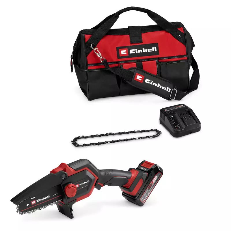 Einhell Akumulatorowa piła łańcuchowa GE-PS 18/15 Li Bag Kit – Wydajność i mobilność w jednym