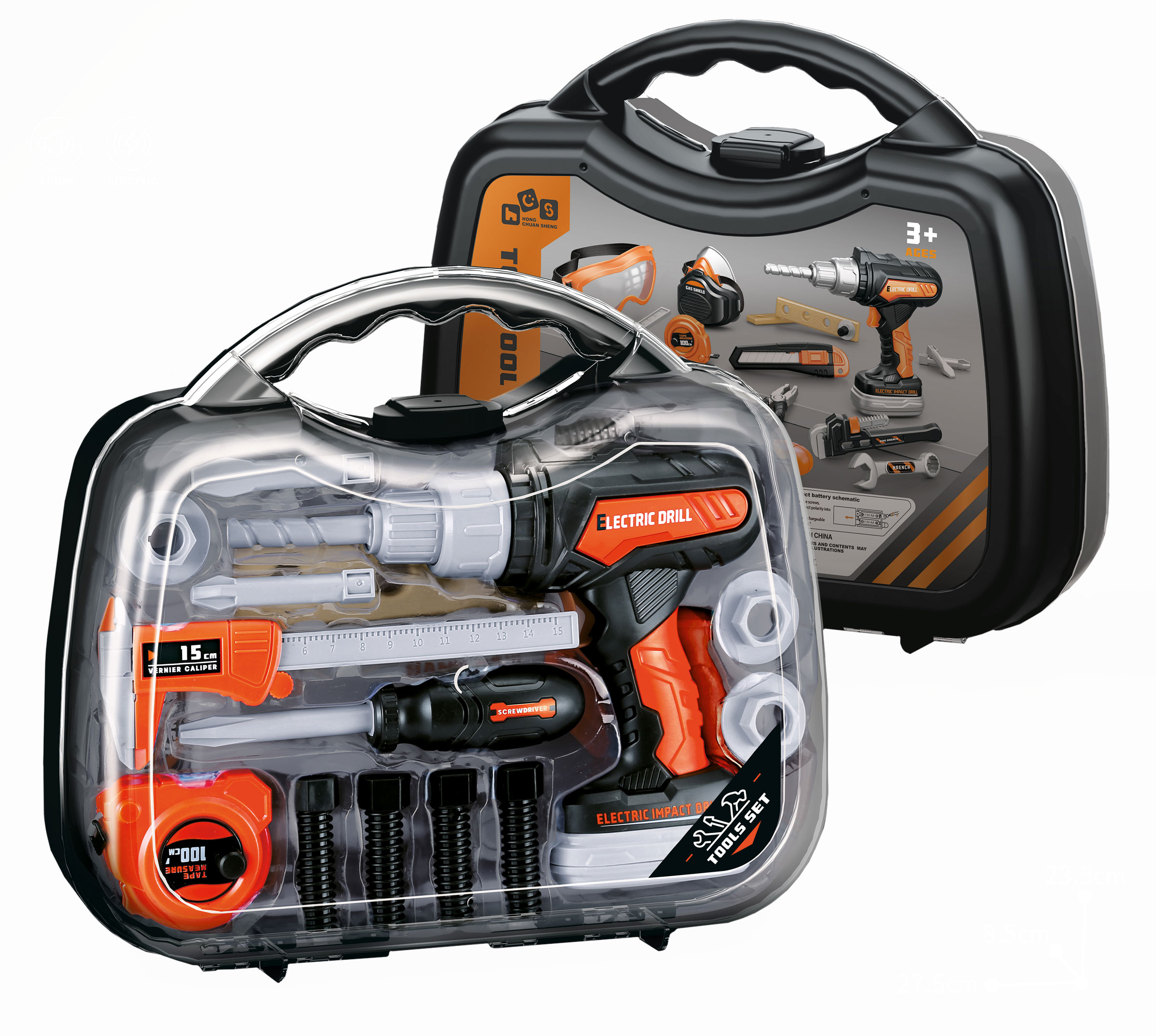 Zestaw Majsterkowicza Dla Dzieci – Narzędzia, Wiertarka i Walizka Warsztatowa