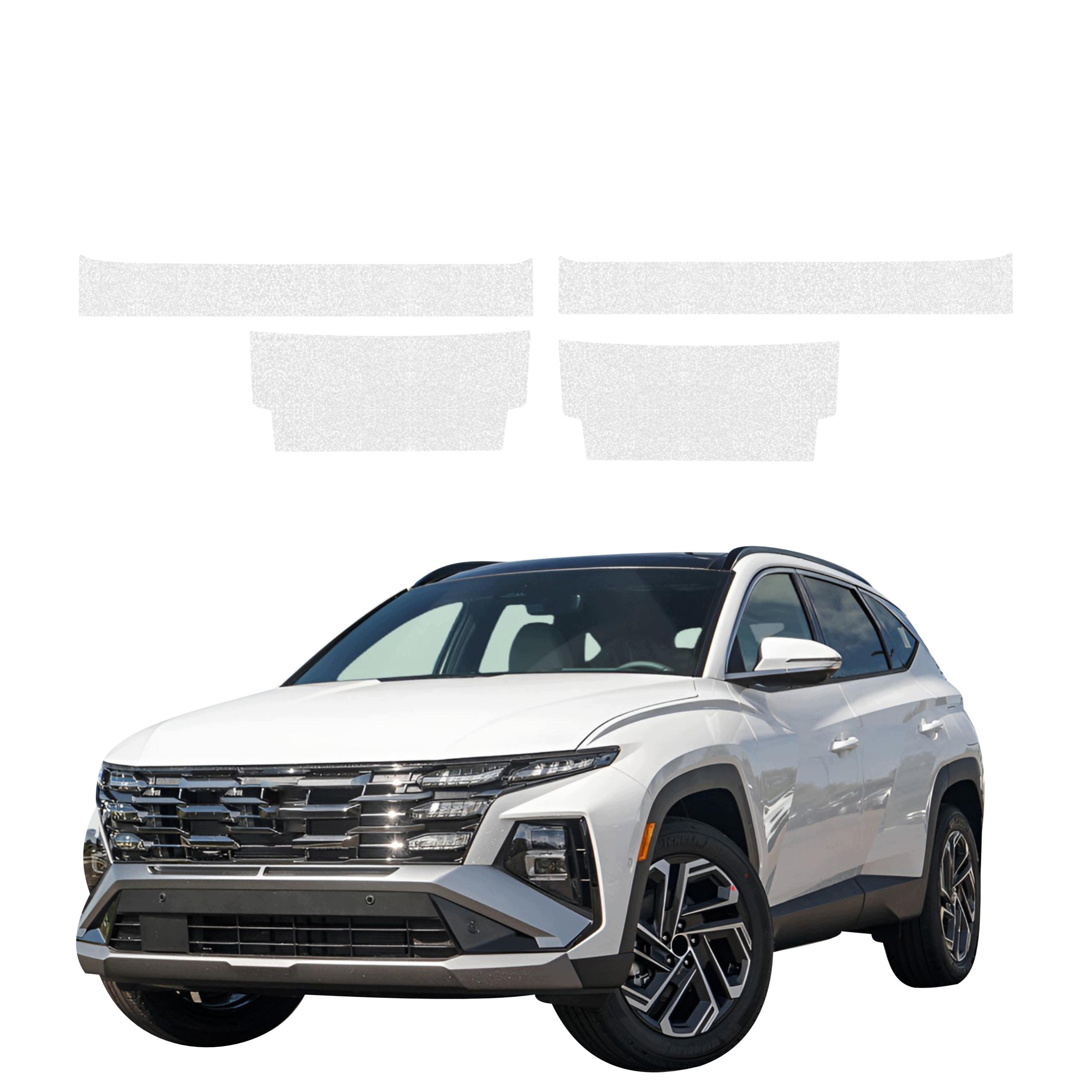 Bezbarwna powłoka techniczna HeavyDuty Clear na progi do Hyundai Tucson Facelift (2024-2026) – Ochrona na najwyższym poziomie
