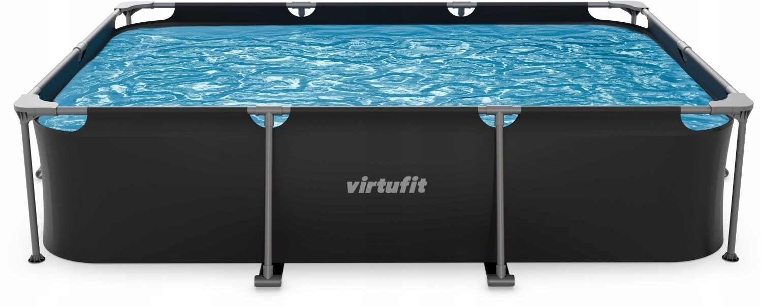 VIRTUFIT PROSTOKĄTNY BASEN 300 x 210 CM Z POMPĄ FILTRUJĄCĄ – Idealne miejsce do relaksu w ogrodzie