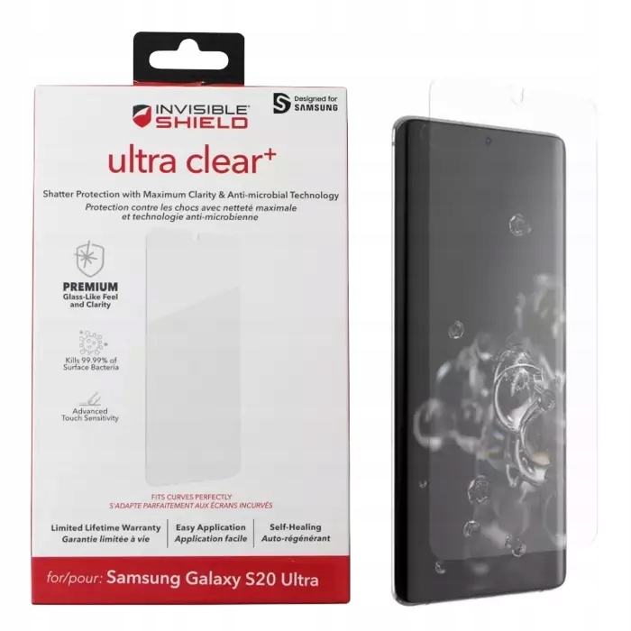 Folia ochronna Invisible Shield dla Samsung S20 Ultra – Doskonała ochrona ekranu