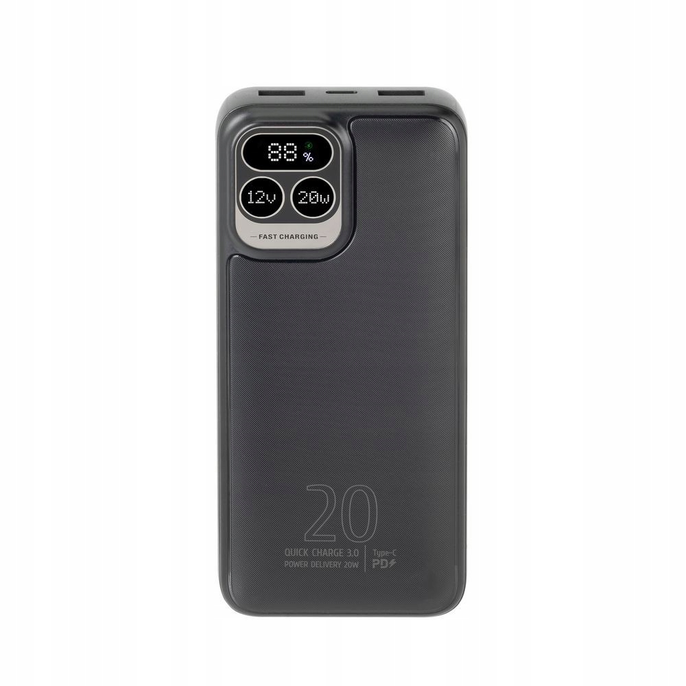 POWERBANK 20.000 MAH USB-C 20W LCD – Niezawodne źródło energii