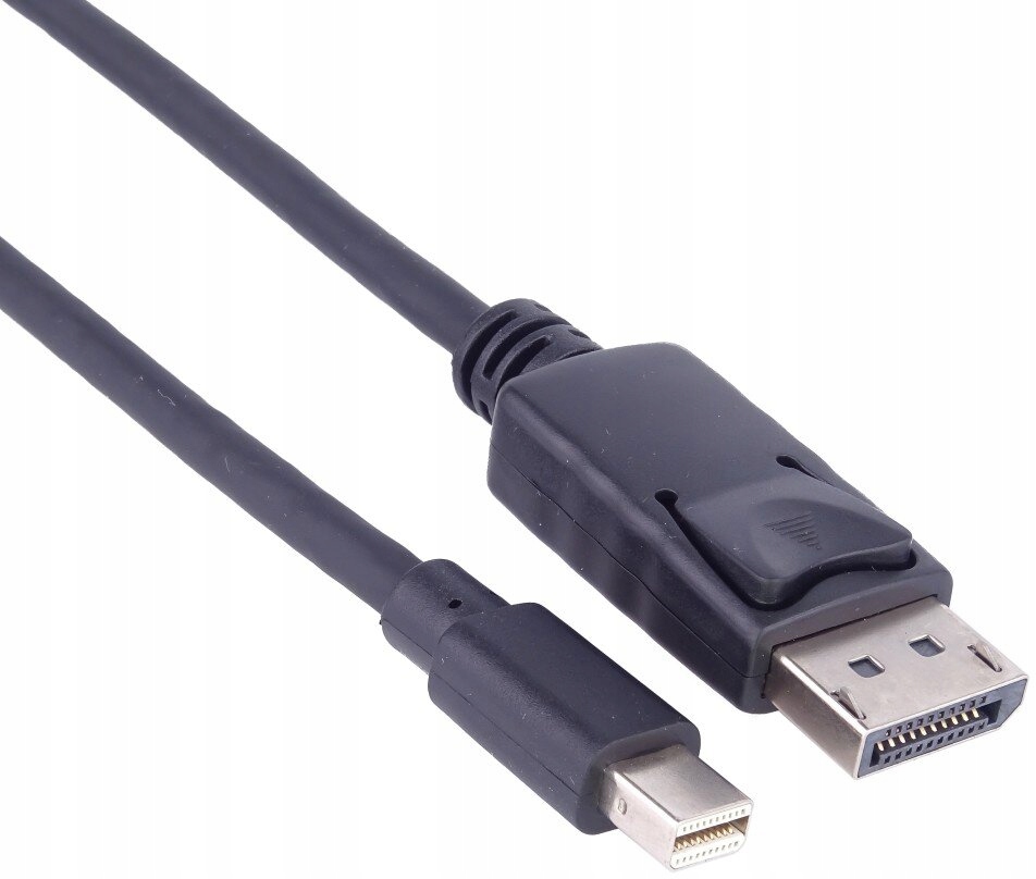 Kabel PremiumCord Mini DisplayPort - DisplayPort 1m czarny – Wysoka jakość połączenia