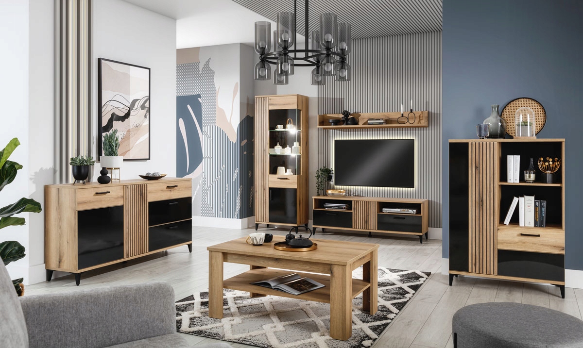 Wyjątkowy design z efektem czarnego połysku
