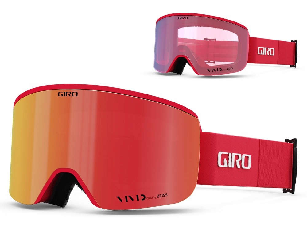 Gogle zimowe GIRO AXIS RED BLACK THIRDS – Idealne na stoki