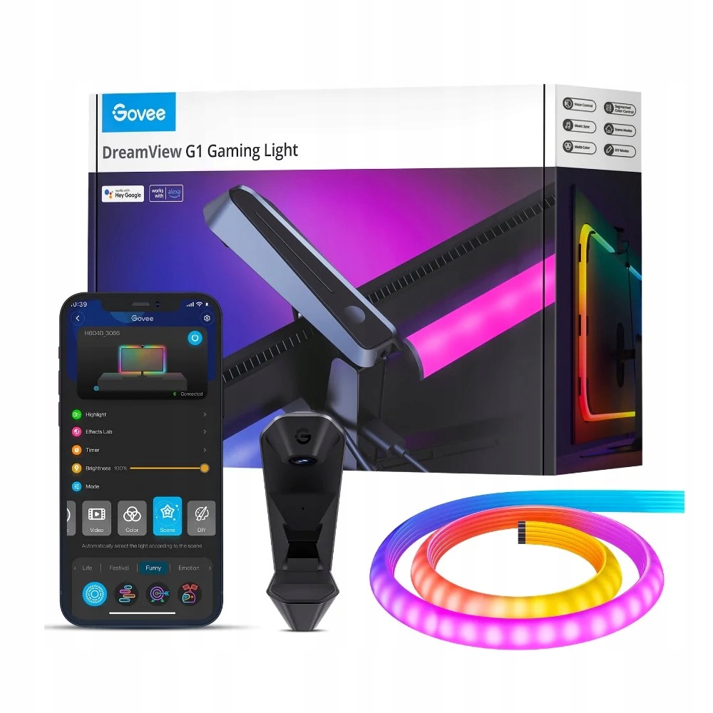 Govee H604B Dreamview G1 – Oświetlenie LED RGBIC do Twojego domu