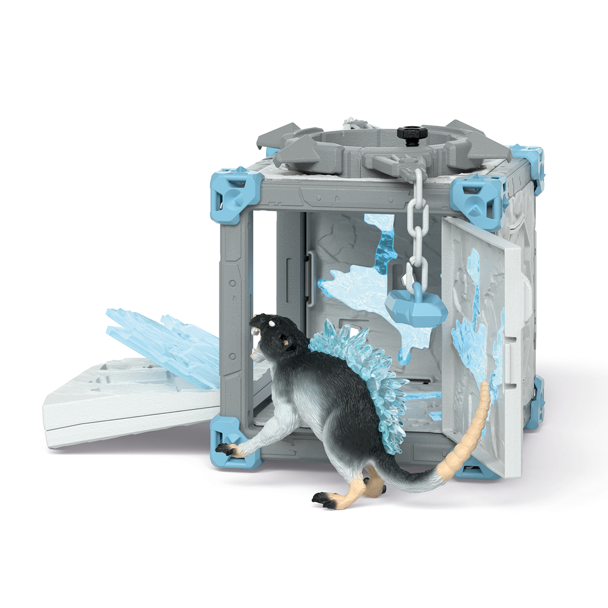 Figurka Schleich BattleCave Ice Rat – Mroźne wyzwanie w lodowej arenie