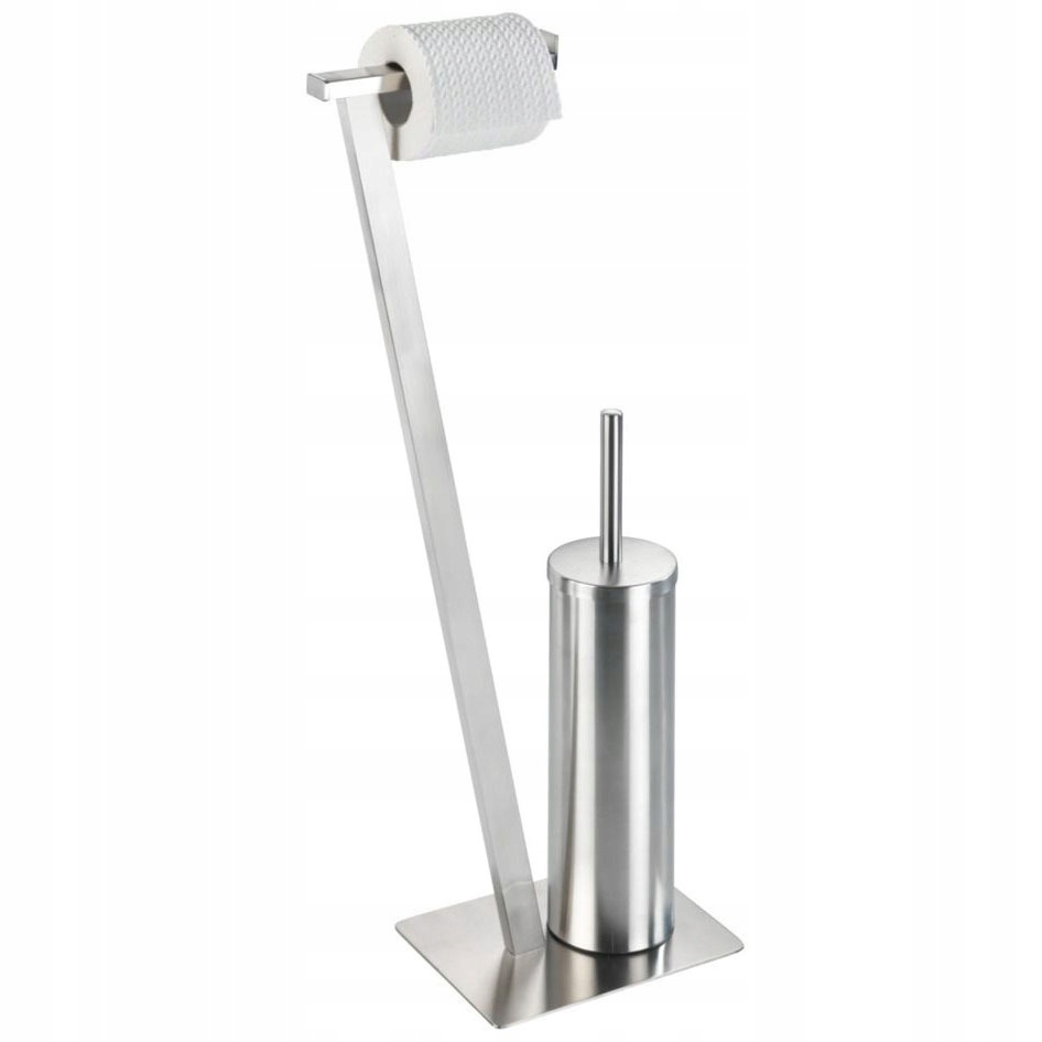 Wenko Stojak na papier toaletowy i szczotkę WC LIRIO – Nowoczesne akcesorium do łazienki