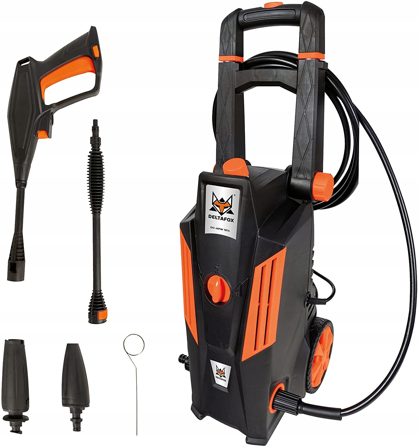 Myjka ciśnieniowa DELTAFOX 1800 W 135 bar 420 l/h – Skuteczne czyszczenie w Twoim domu