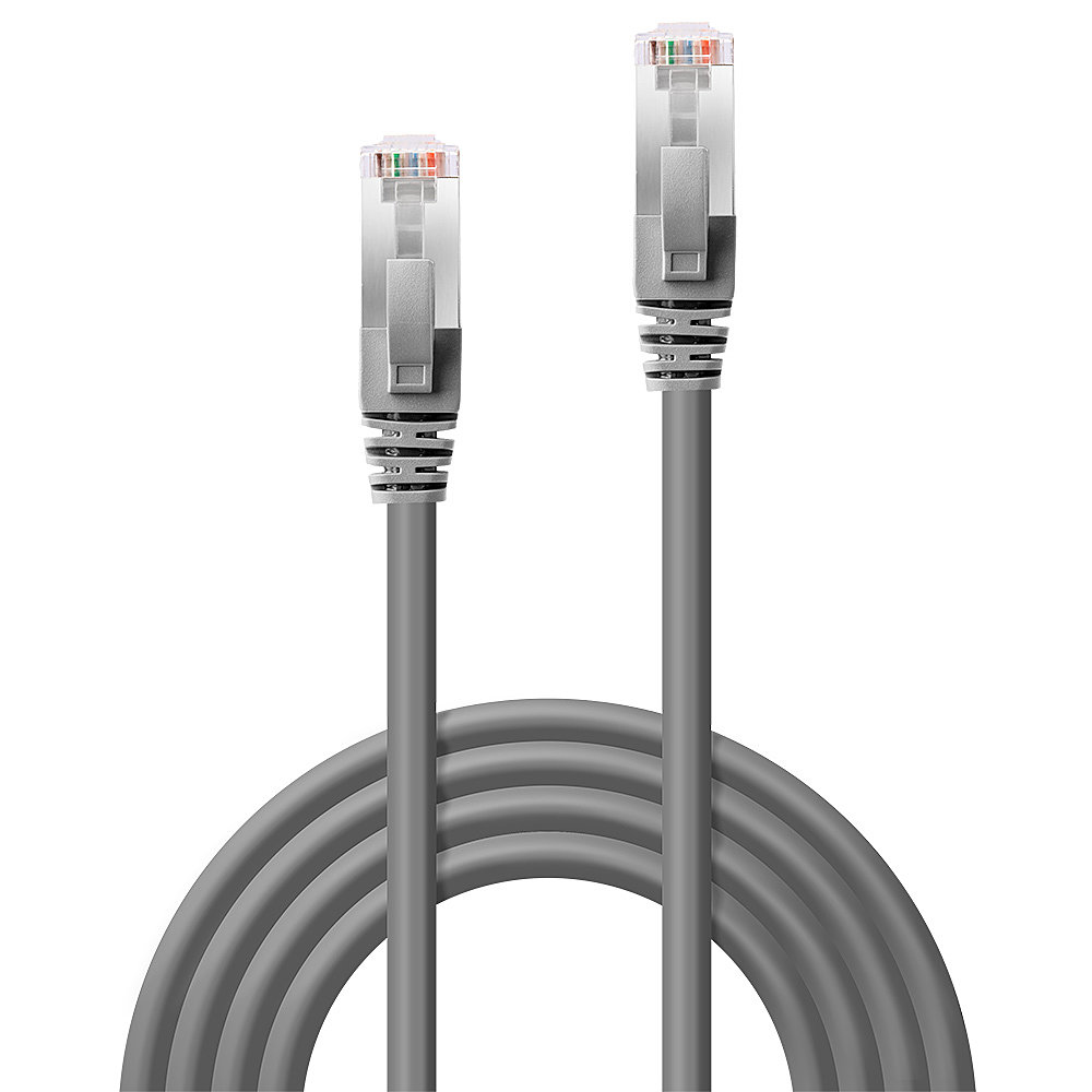 Kabel sieciowy RJ-45/RJ-45 kat.6 S/FTP Szary 3m – Wydajność i niezawodność w sieci