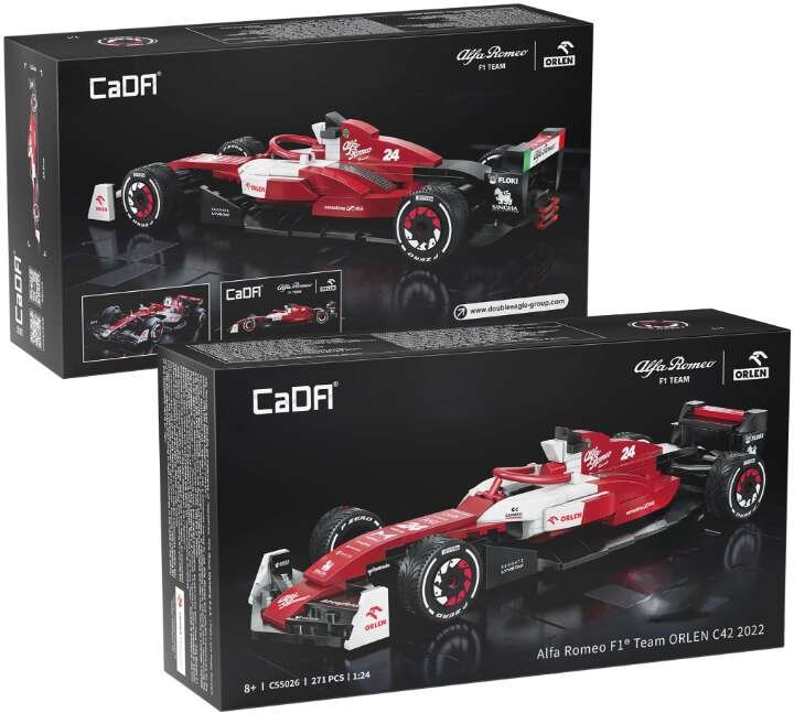 Klocki CaDA Alfa Romeo F1 Team ORLEN C55026 – Stwórz swój wyścigowy pojazd!