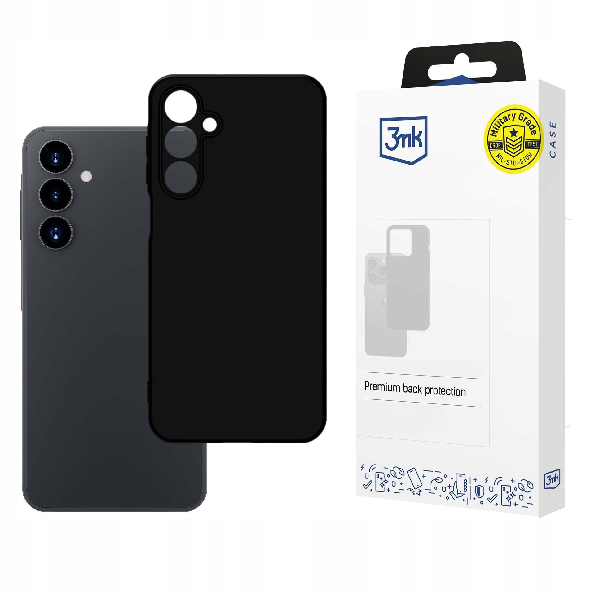 Samsung Galaxy A15 5G – Etui 3mk Hardy Mellow Case Black – Ochrona i styl