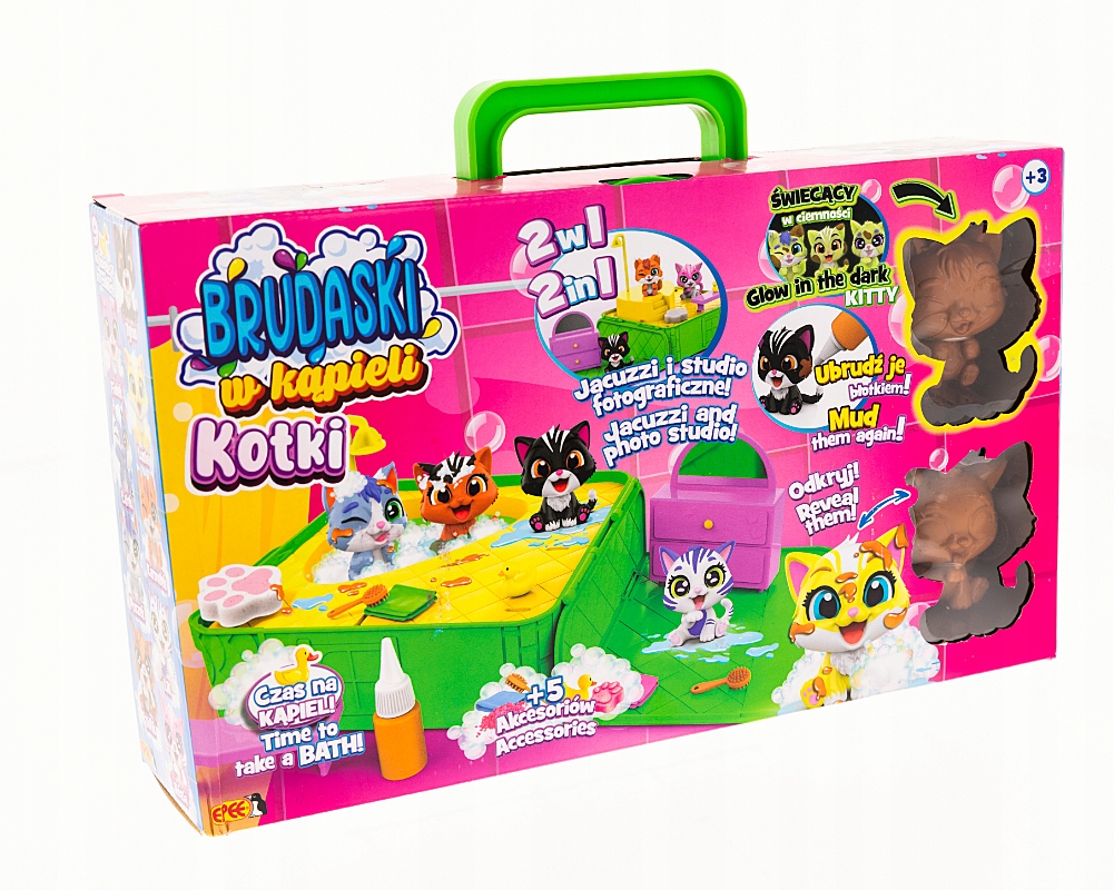 Figurki Brudaski w kąpieli Kotki – Zestaw Jacuzzi pełen radości
