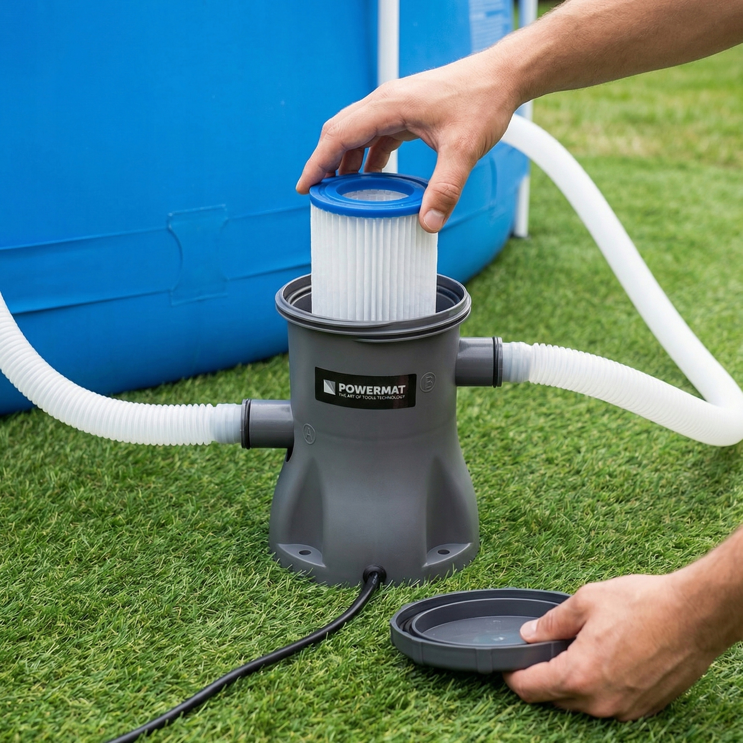 Wydajność filtra – 1250 l/h dla optymalnej filtracji