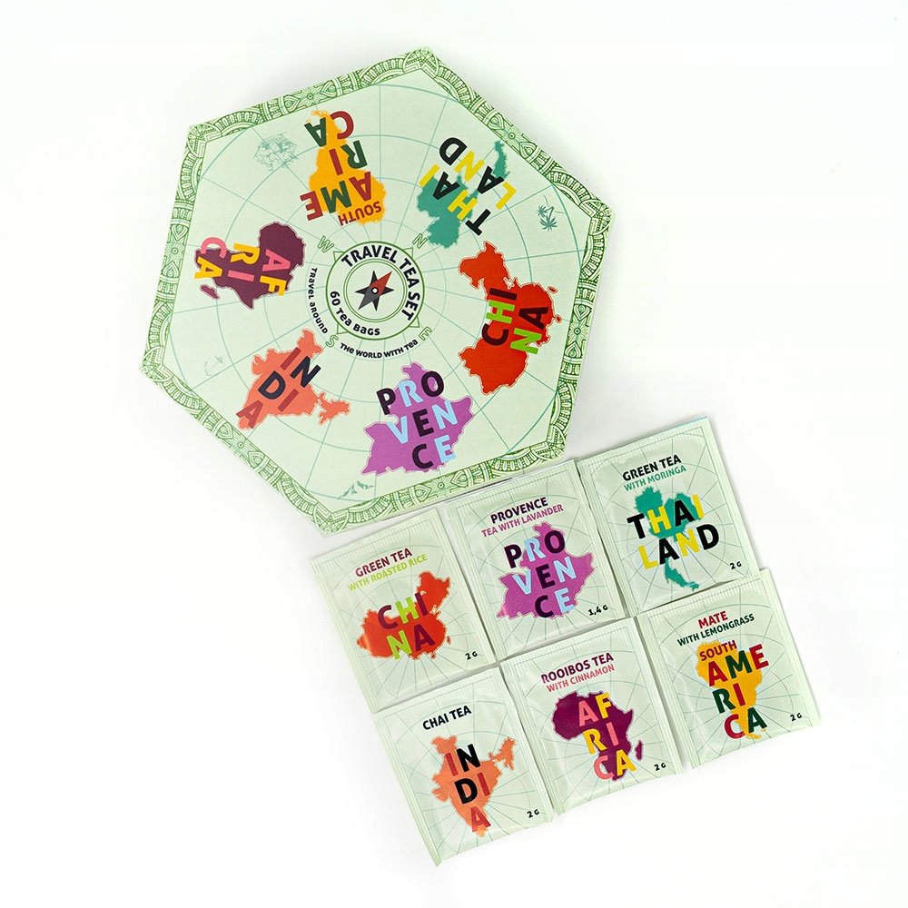 Różnorodność smaków – 6 unikalnych herbat w jednym zestawie