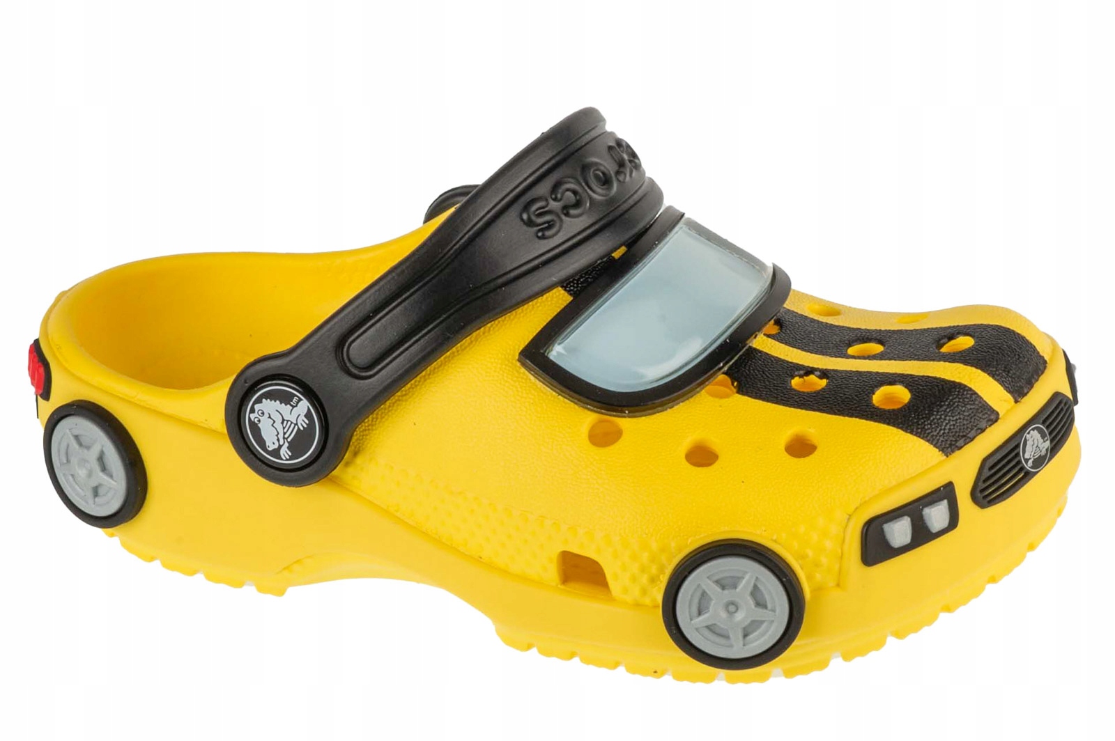 Crocs Classic Iam Race Car Clog Kids T – Klapki dla chłopców w kolorze żółtym