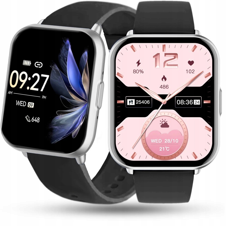 Zegarek Damski SMARTWATCH czarny srk – Nowoczesny styl i funkcjonalność