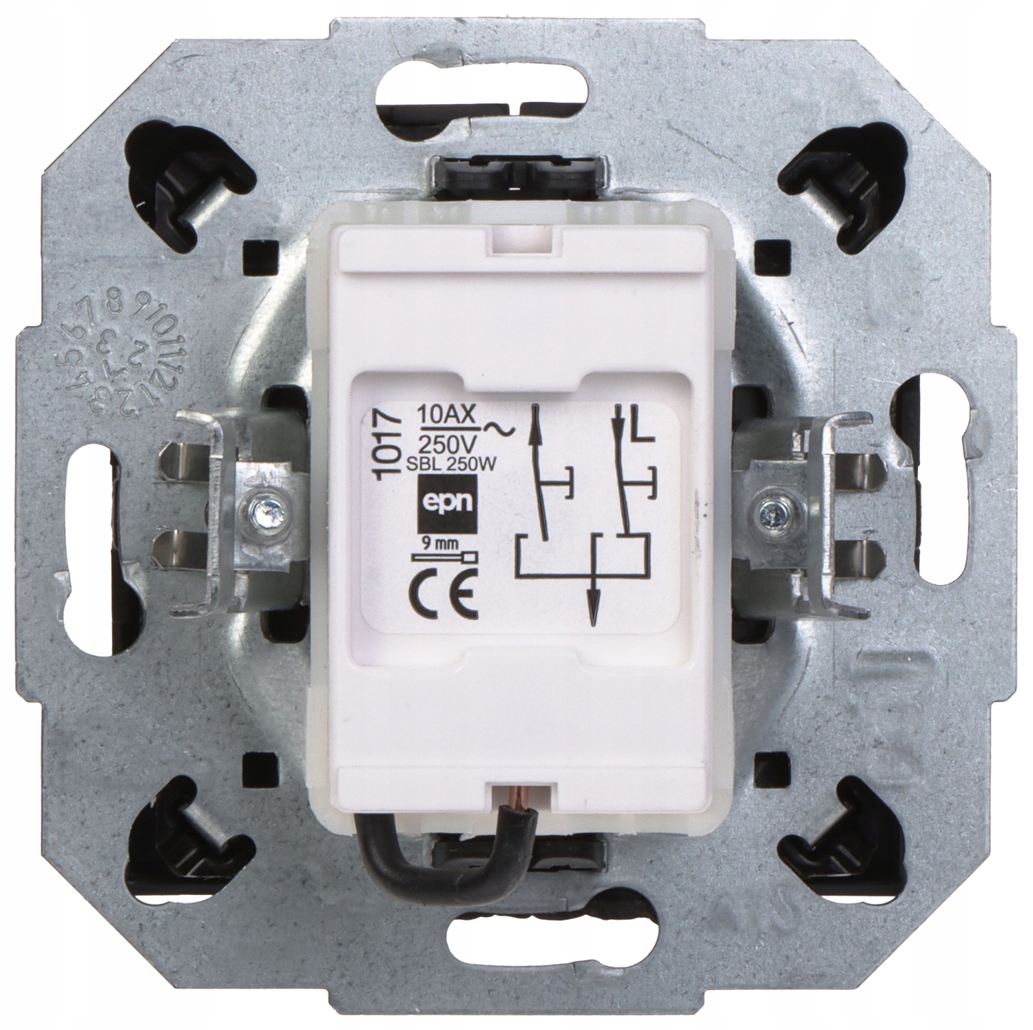 Łatwy montaż za pomocą pazurków lub wkrętów