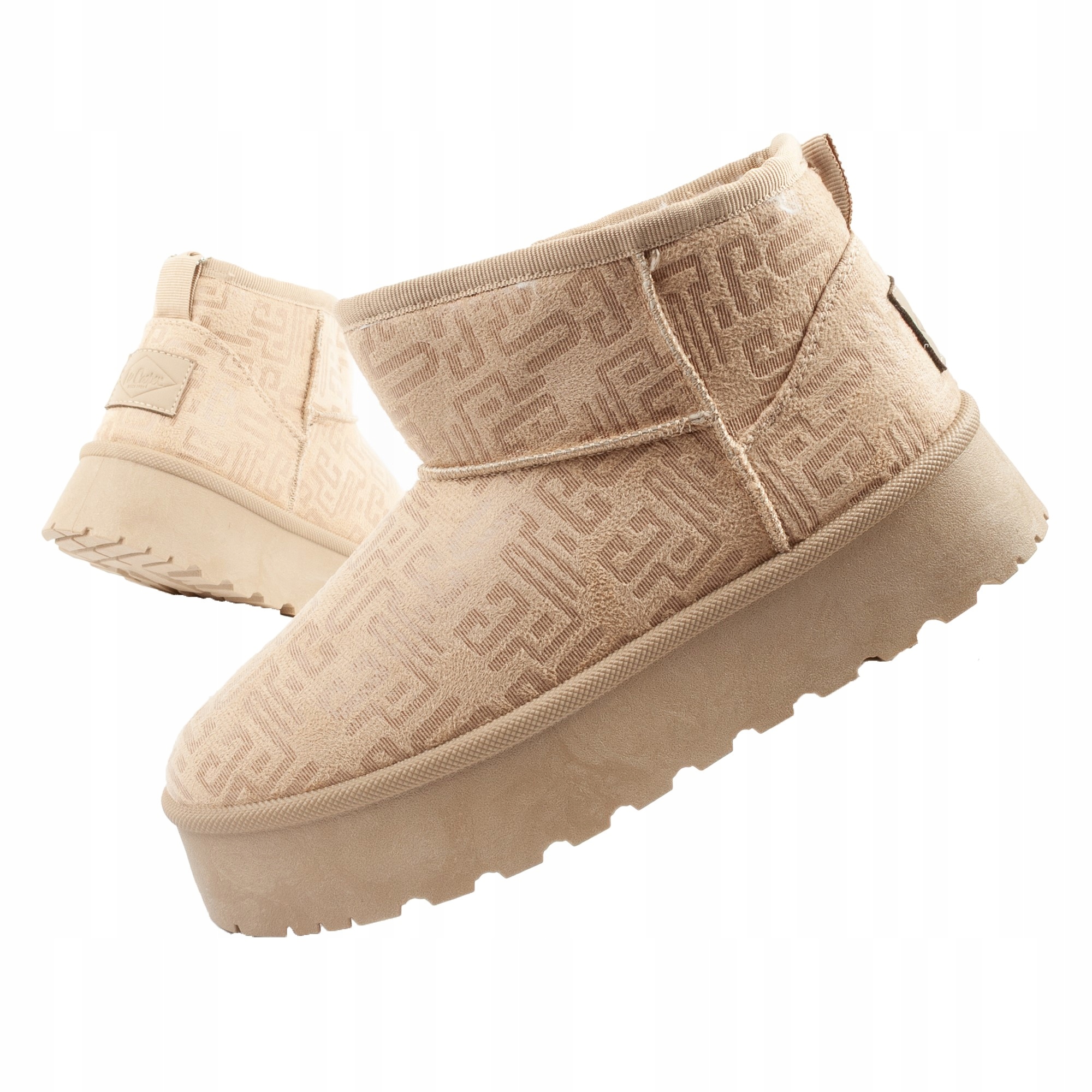 Buty damskie Lee Cooper beżowe LCJ-25-32-3651LA – Komfort i styl na zimowe dni