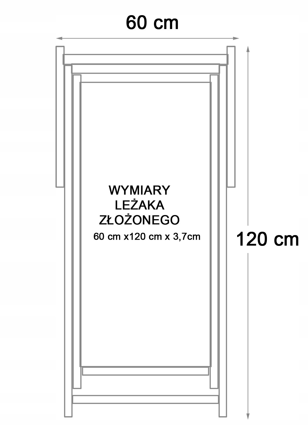 Wymiary leżaka: długość i szerokość