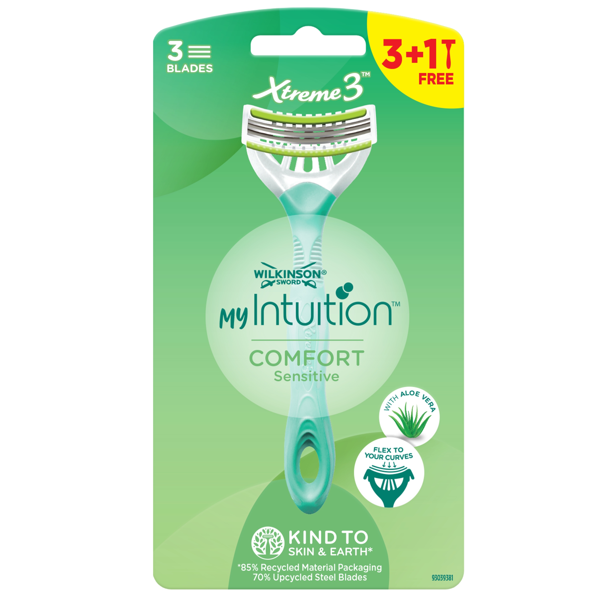 My Intuition Xtreme3 Comfort Sensitive – Jednorazowe maszynki do golenia dla kobiet