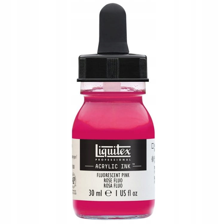 Tusz akrylowy Liquitex 30ml - Różowy fluorescencyjny 987