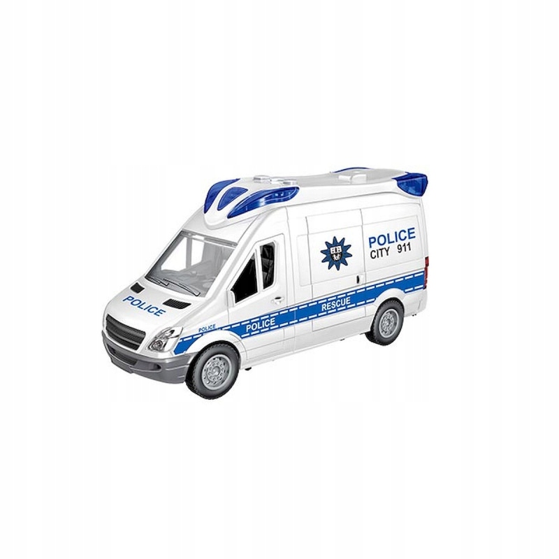 SMILY PLAY Pojazd Auto VAN radiowóz policyjny – Idealna zabawa dla małych policjantów