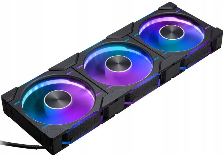 Wentylator Phanteks D30 PWM Reverse Airflow D-RGB 120mm - Zestaw 3 sztuk