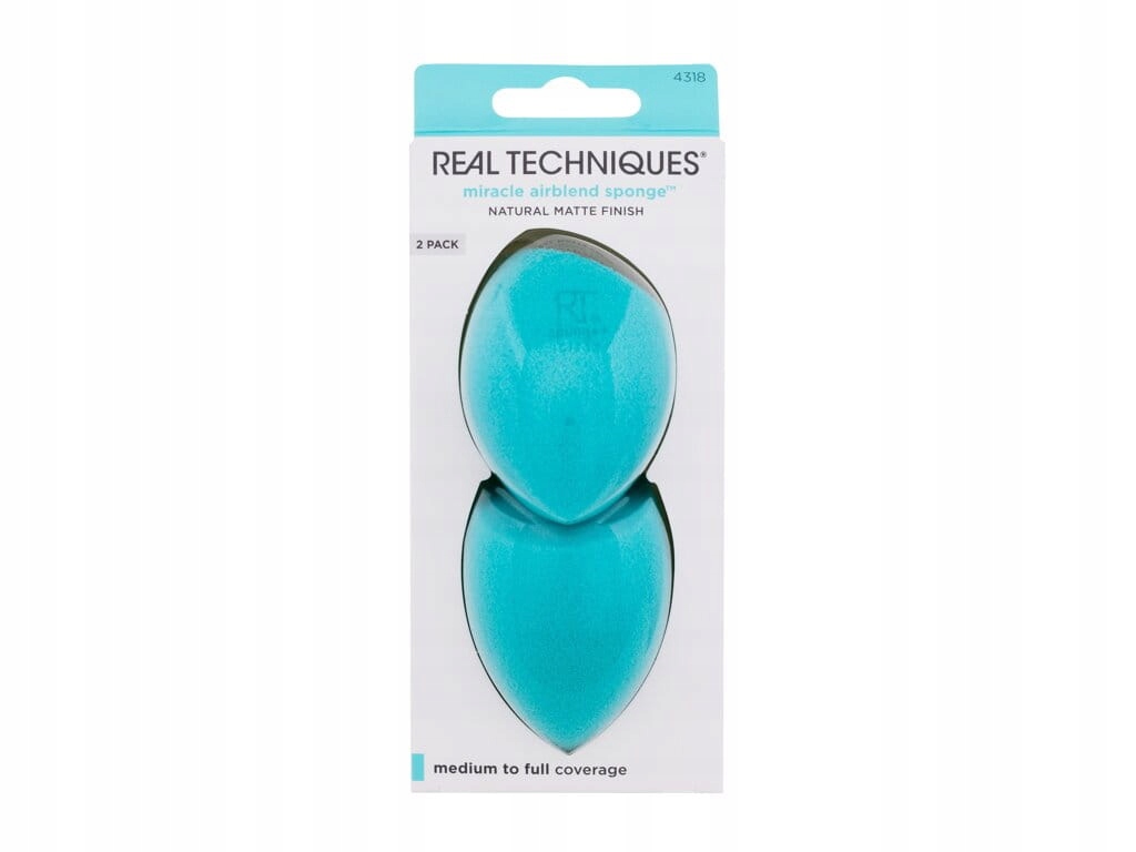 Real Techniques Miracle Airblend Sponge – Gąbka do makijażu dla perfekcyjnego wykończenia
