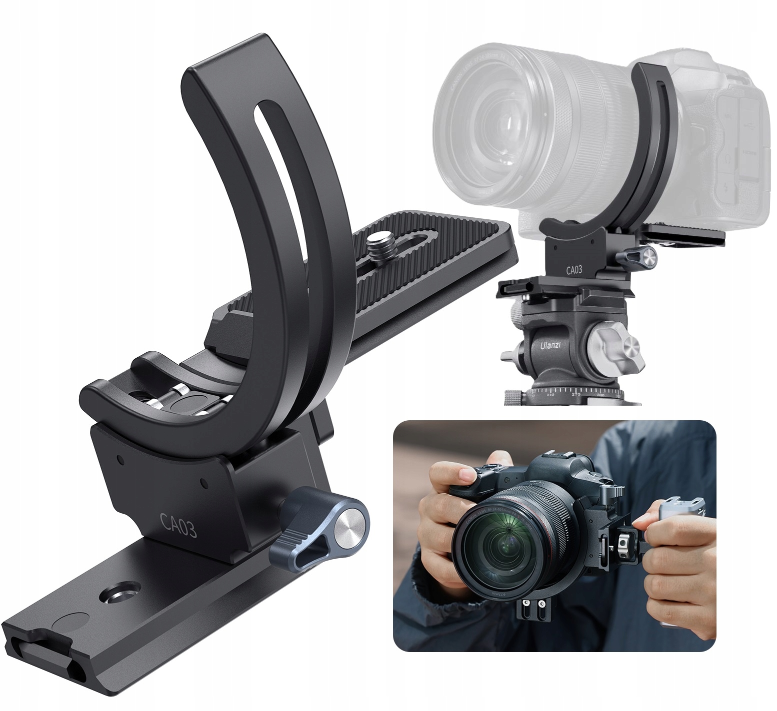 Obrotowy pierścień – Płynna zmiana orientacji kadru