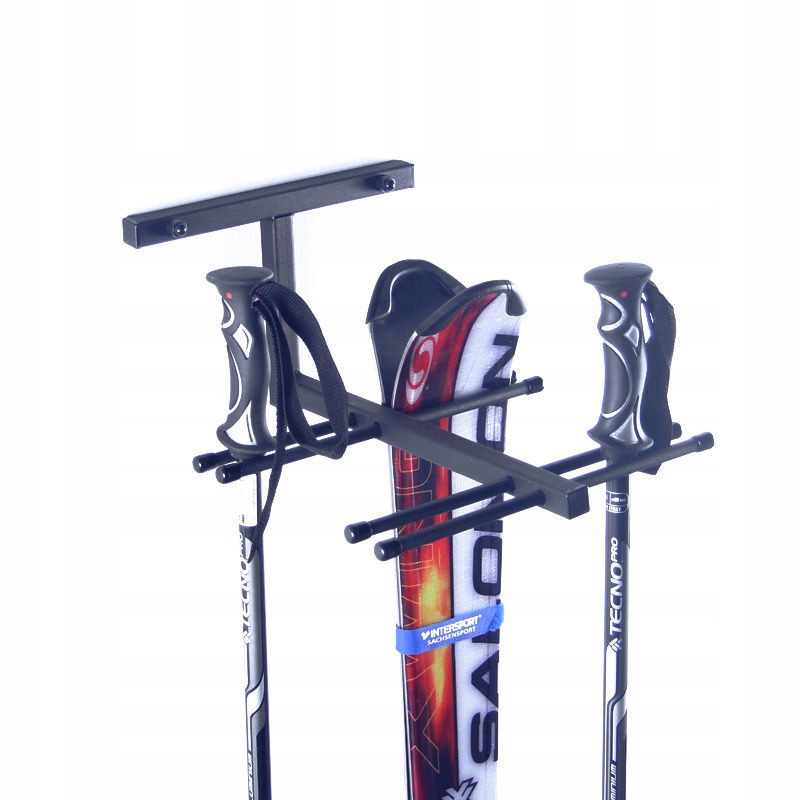 Uchwyt na narty kije Nordic Walking ścienny metal – Idealne rozwiązanie do przechowywania