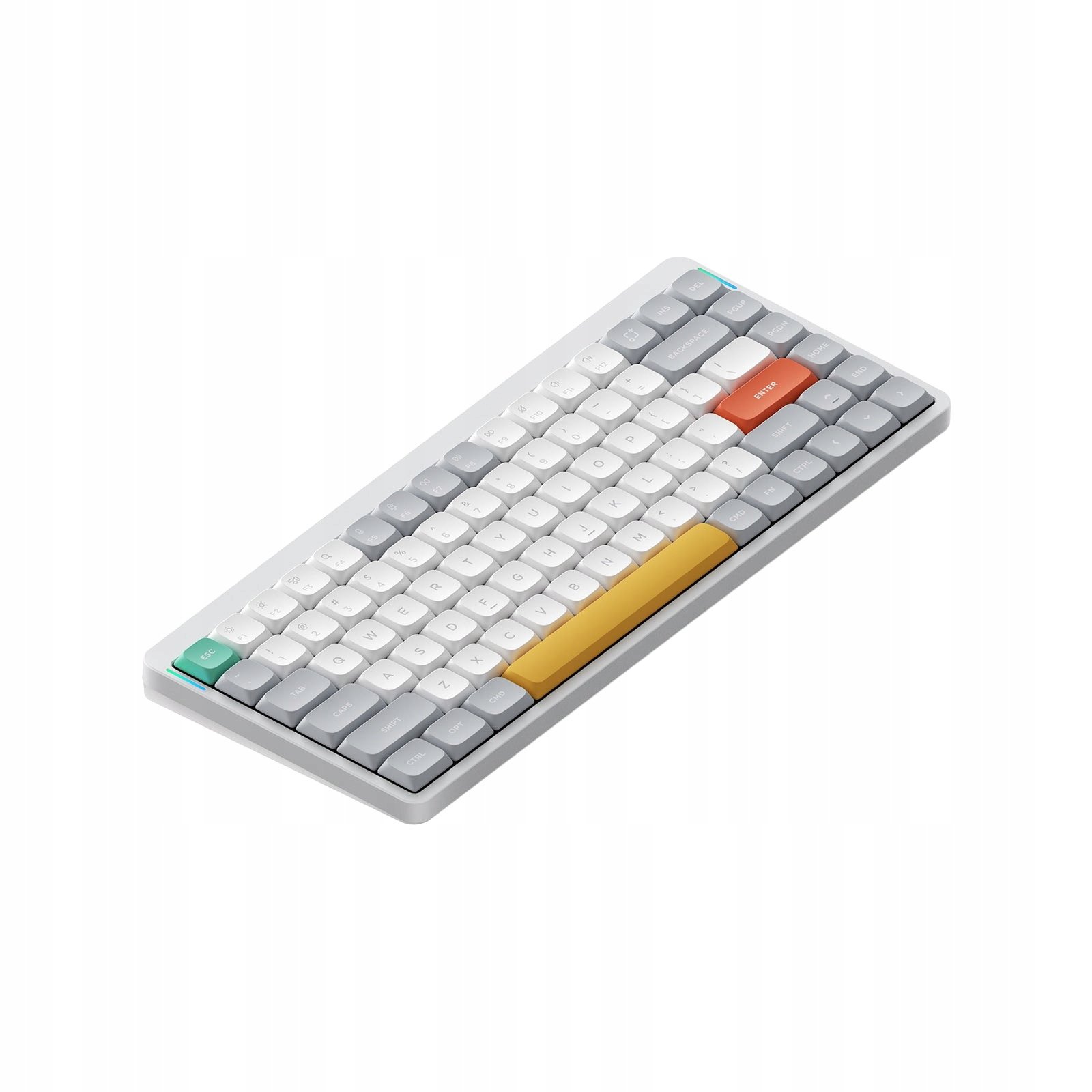Nuphy Air75 V2 – Bezprzewodowa Klawiatura Mechaniczna Slim Ionic White Wisteria