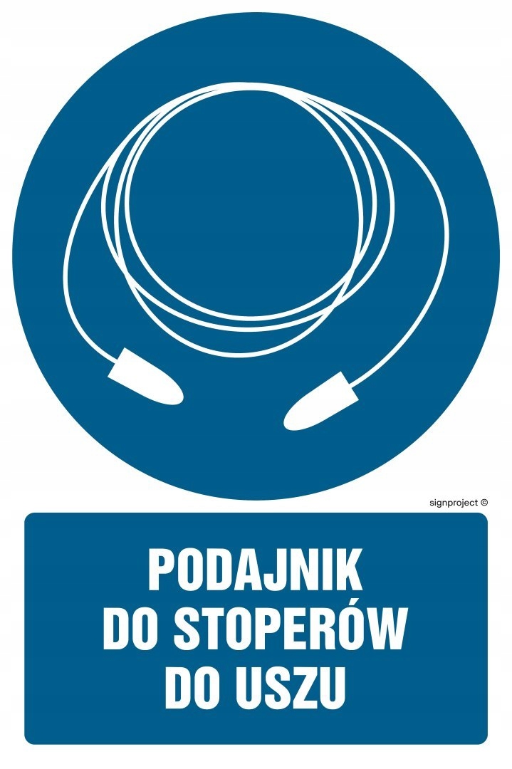 GL056 - Podajnik do stoperów do uszu 700x1050 mm – Bezpieczeństwo w Twojej firmie