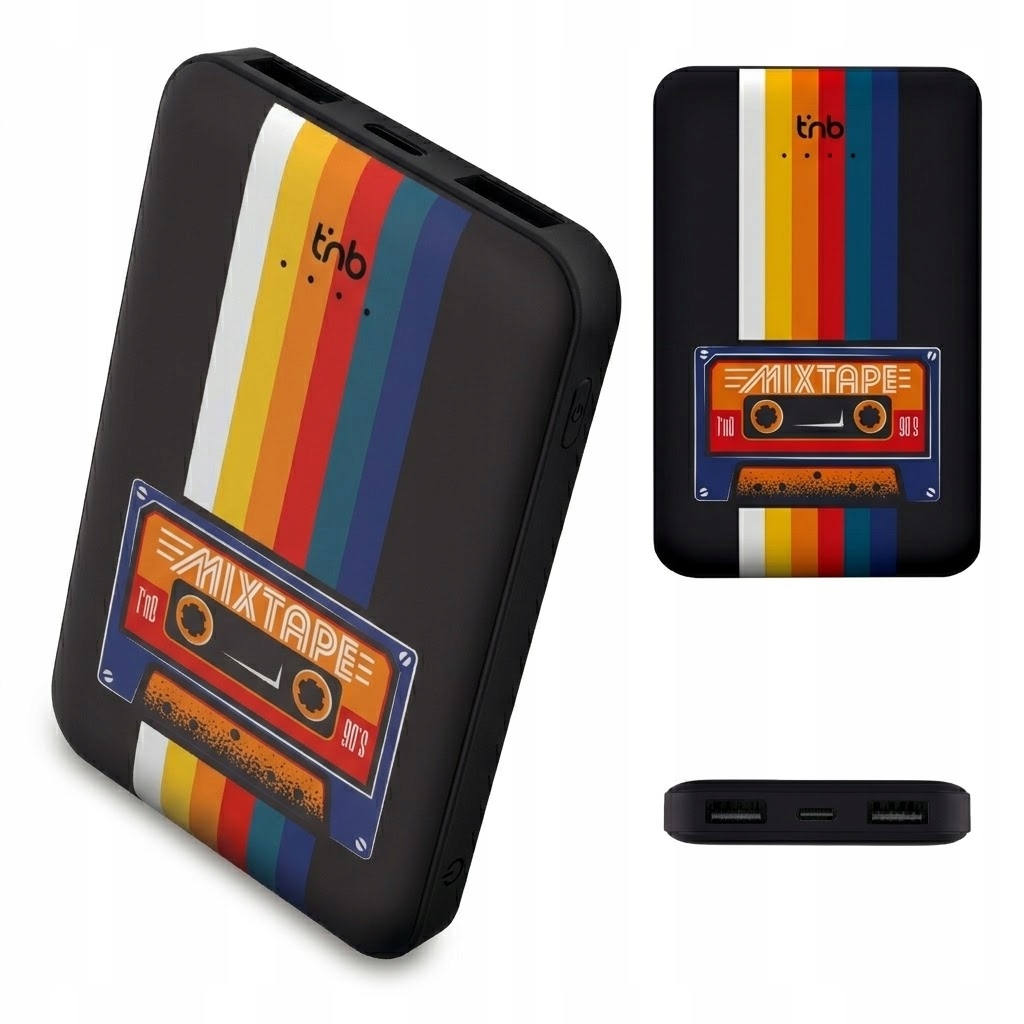 Mocny Mini Powerbank 5000mAh 20W T'nB Origin Tape – Twoje źródło energii w podróży