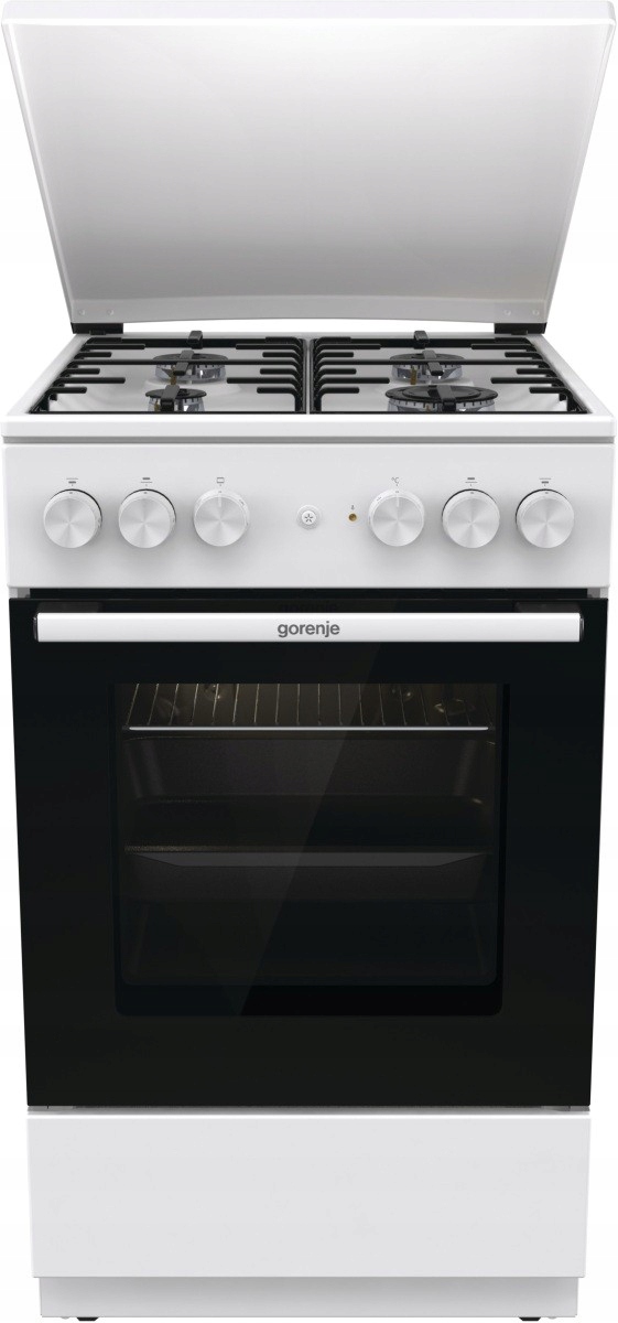 GORENJE Kuchnia gazowo-elektryczna GK5A22WH – Idealne połączenie gazu i elektryczności