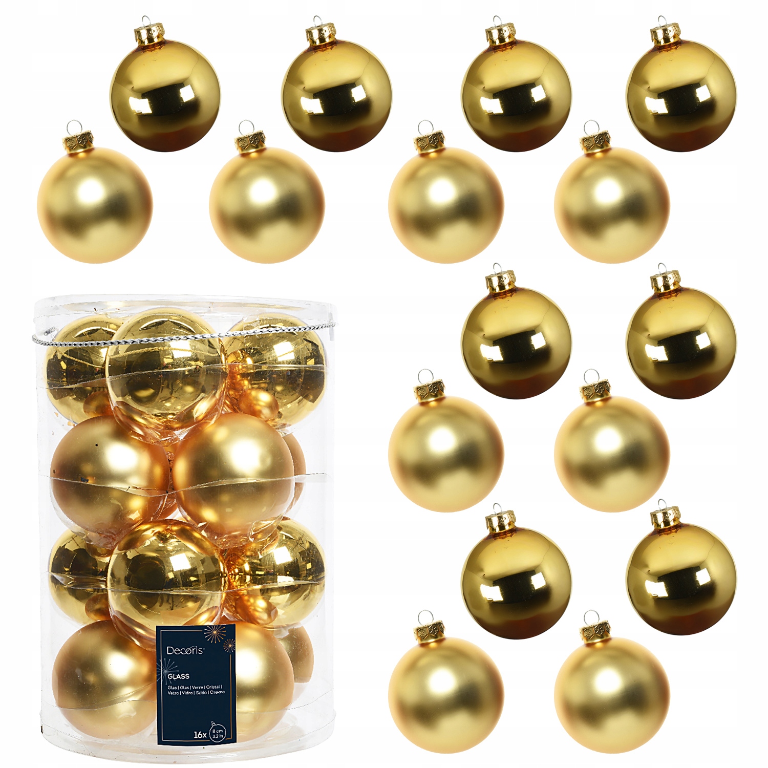 Idealny rozmiar: bombki o średnicy 8 cm