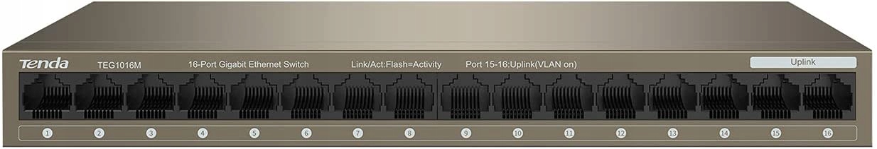 TEG1016M – 16-portowy przełącznik Gigabit Ethernet dla Twojej sieci