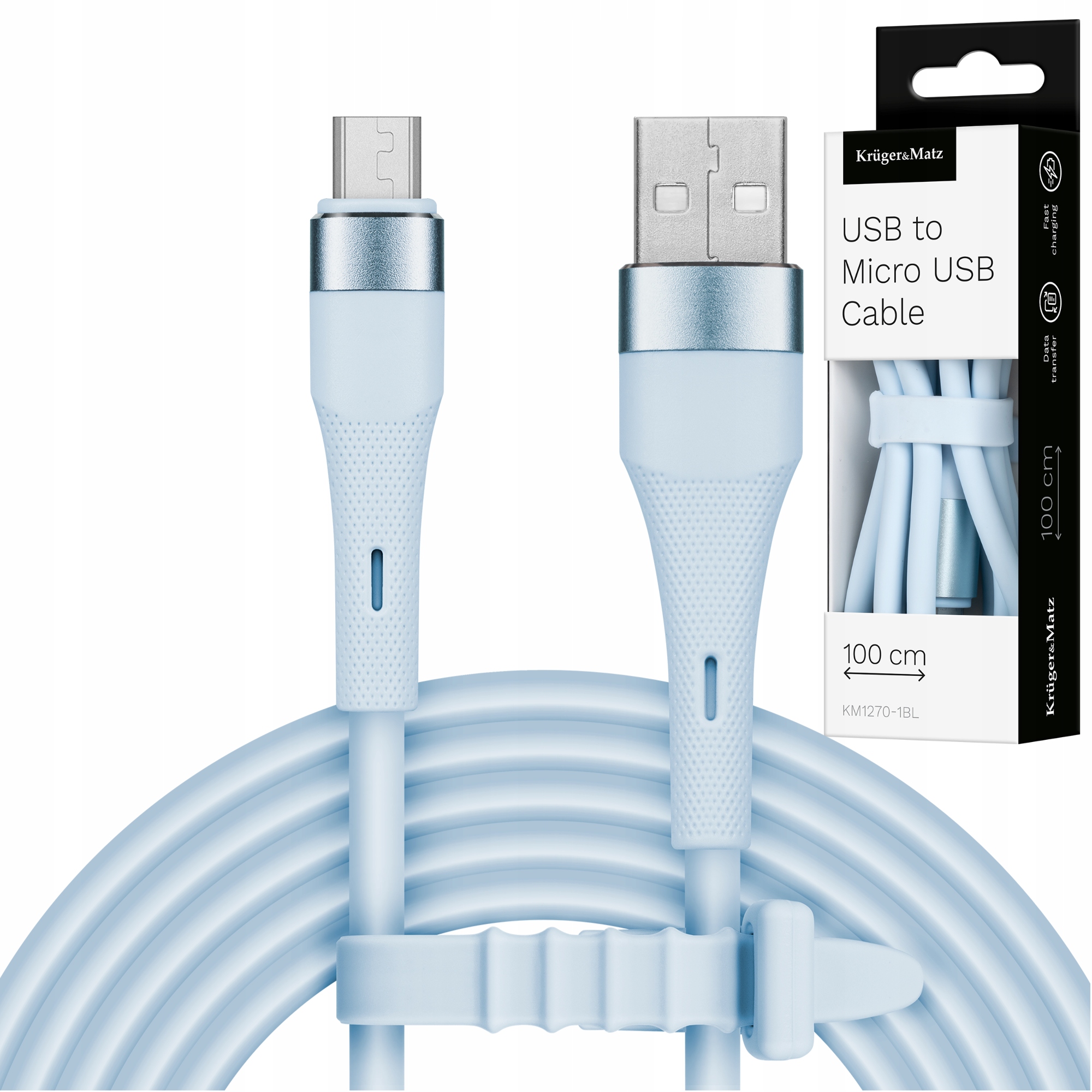 Kabel microUSB Kruger&Matz KM1270 – Niezbędne akcesorium do ładowania i transferu danych