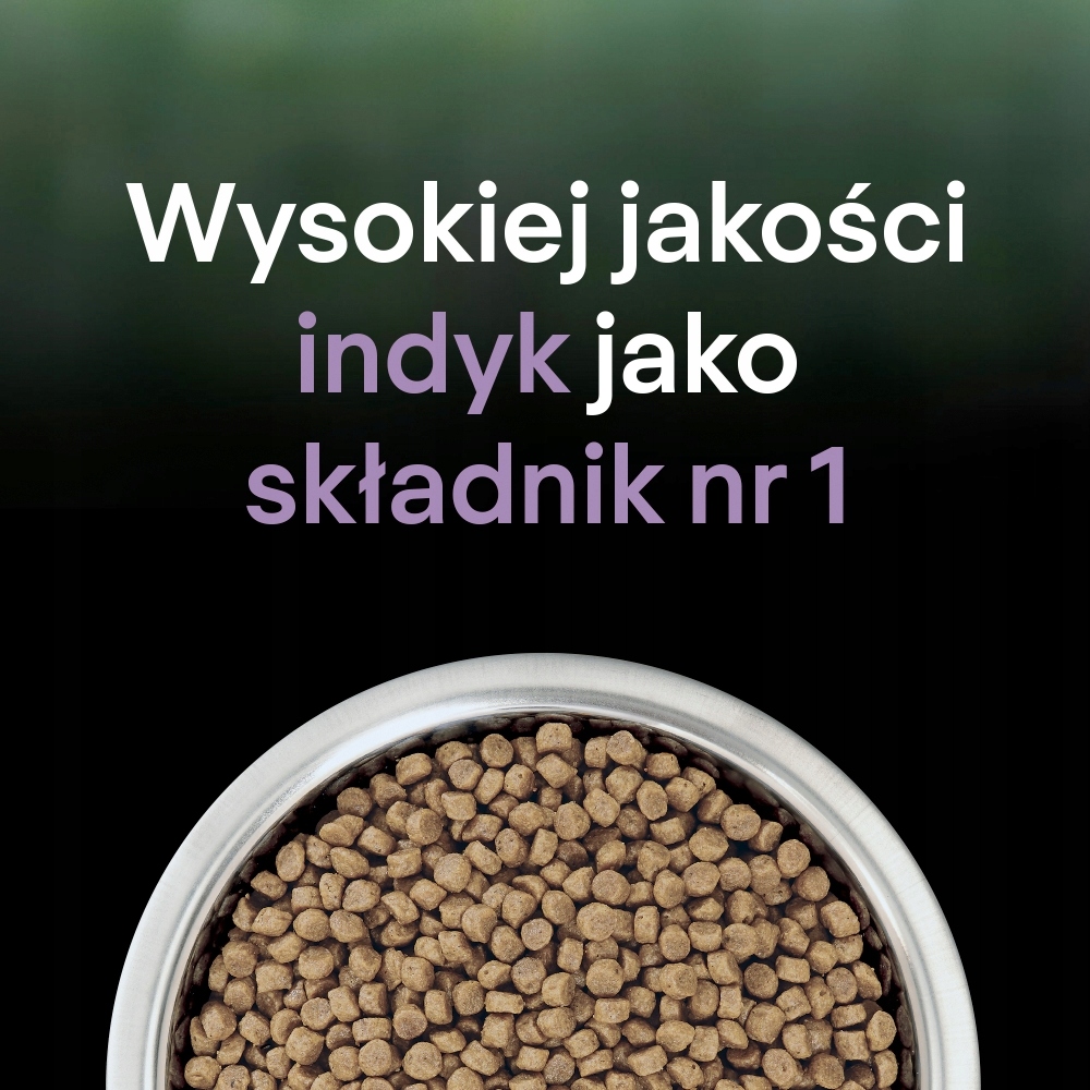 Wysoka jakość składników – Indyk jako główny składnik