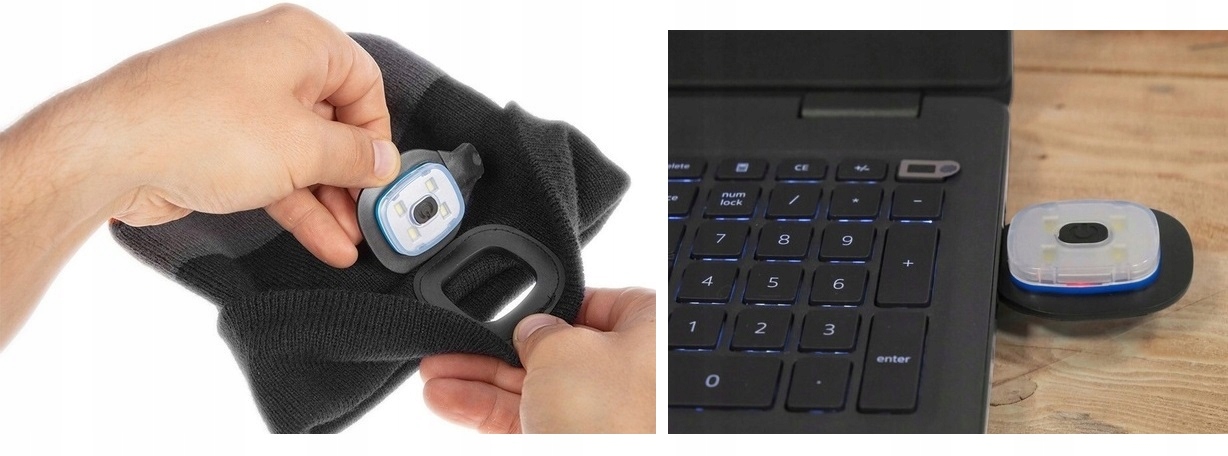 Akumulatorowa latarka LED z możliwością ładowania przez USB