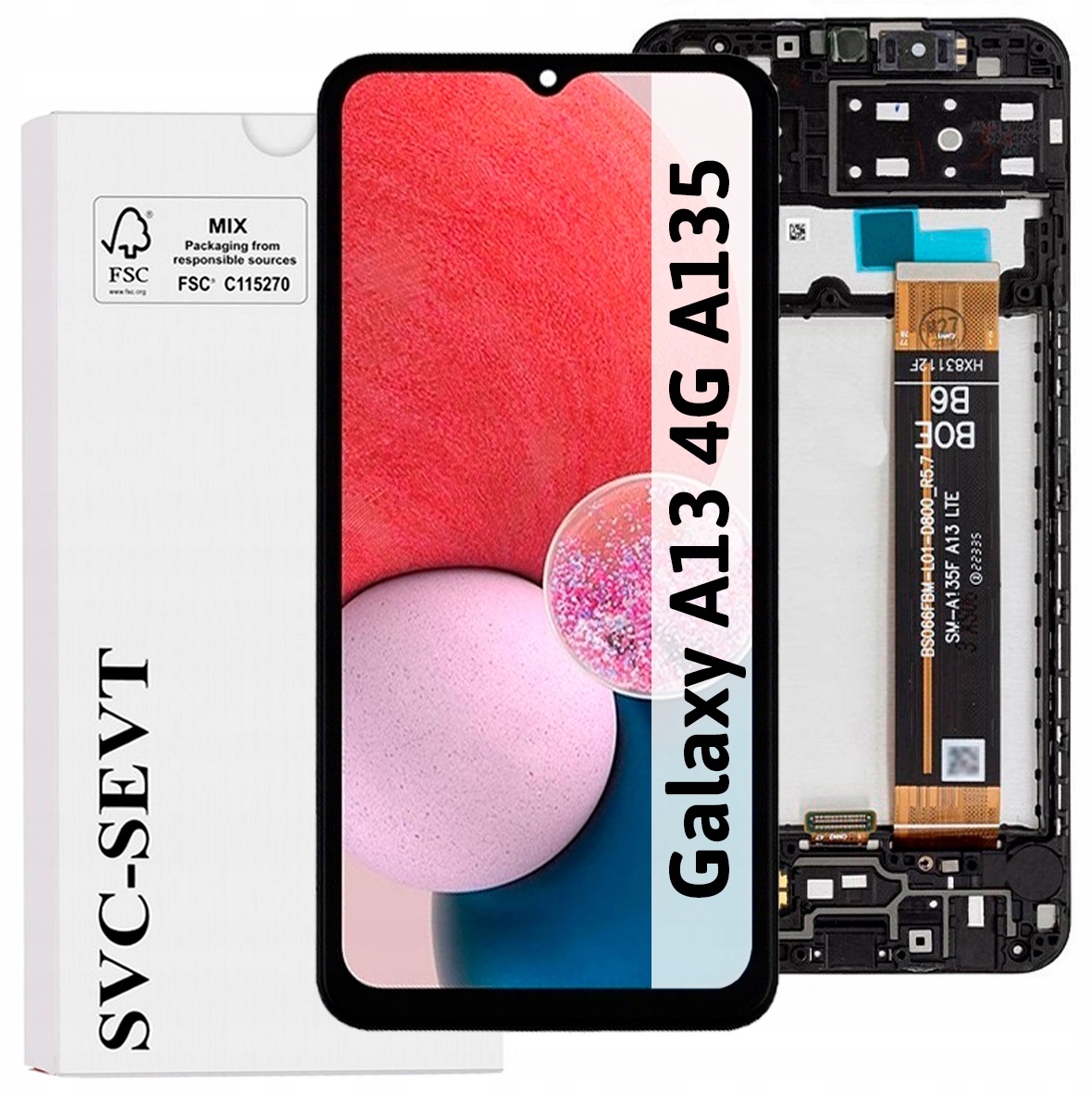 Wyświetlacz Oryginalny w Ramce Do Samsung Galaxy A13 4G A135 – Idealne Rozwiązanie dla Twojego Smartfona