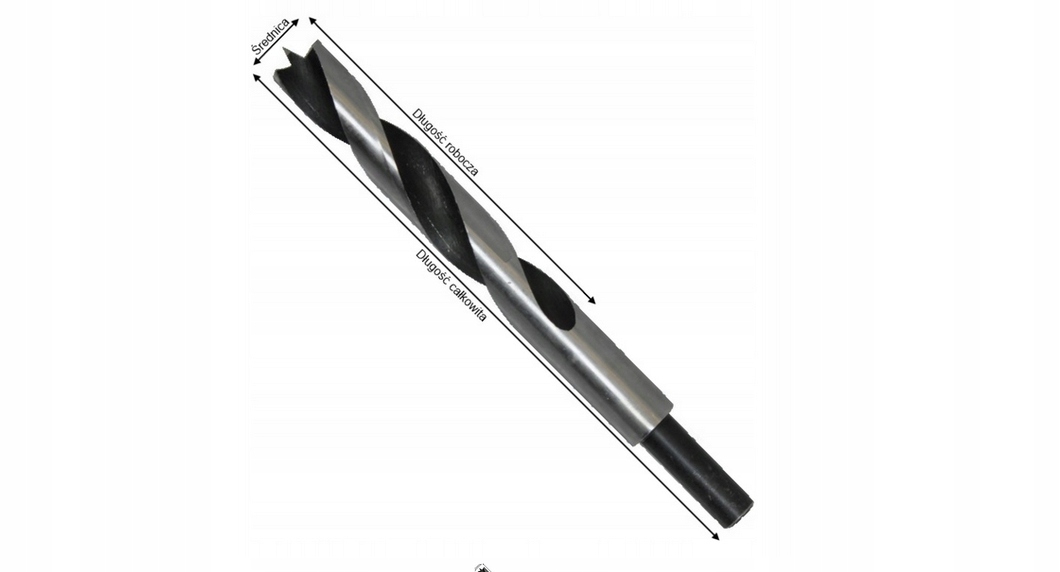 Wiertło z końcówką centrującą dla dokładności