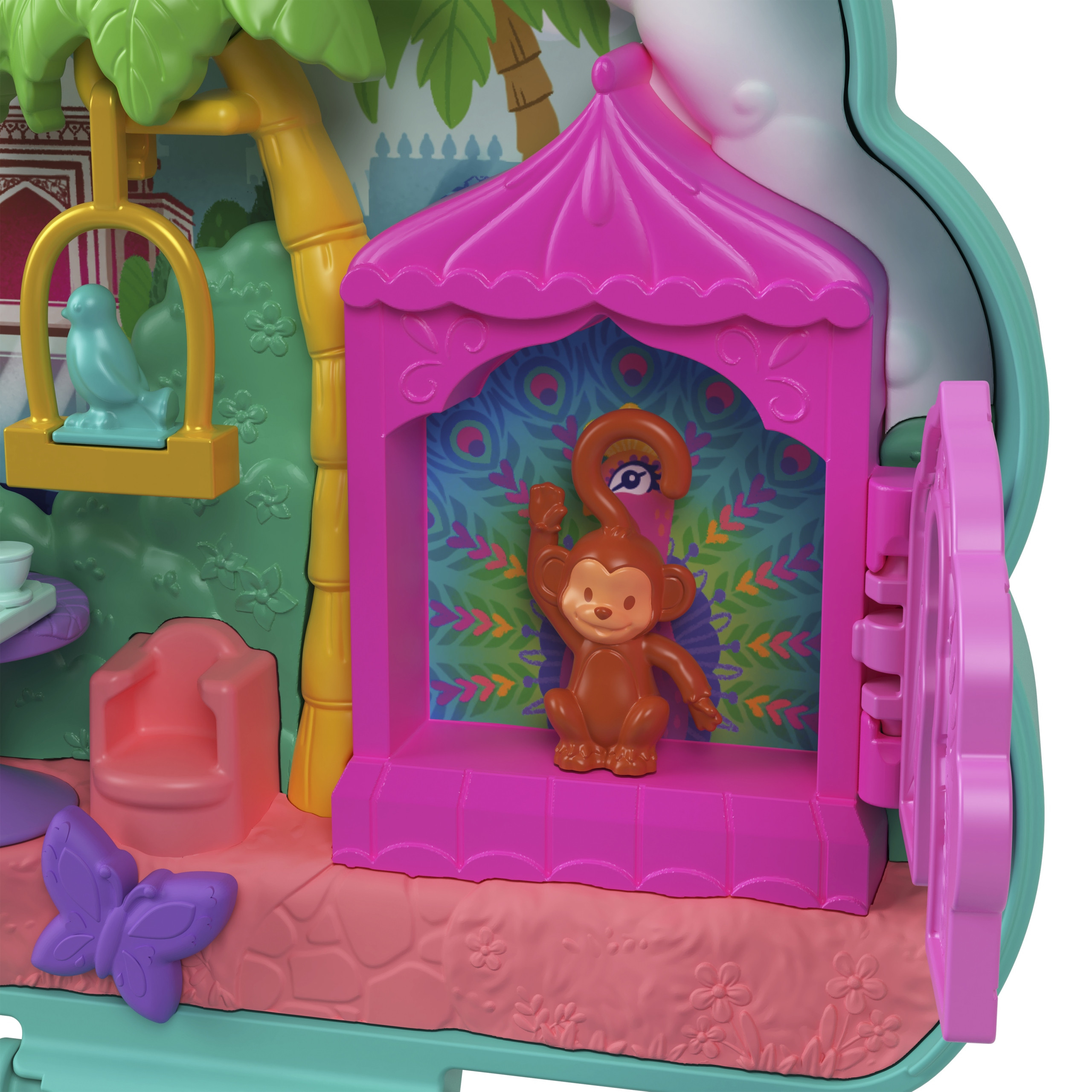 Polly Pocket Ogród Pawia – Uroczy zestaw do zabawy