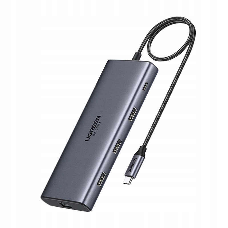 HUB UGREEN CM639 USB-C / 2xHDMI 4K60 Hz – Wszechstronność w Twoim biurze