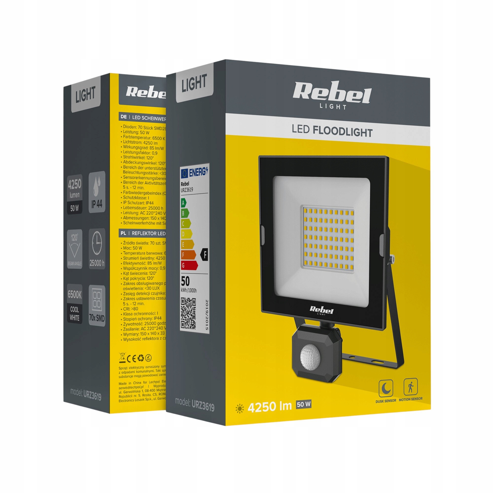 Wysoka jasność 4250 lumenów