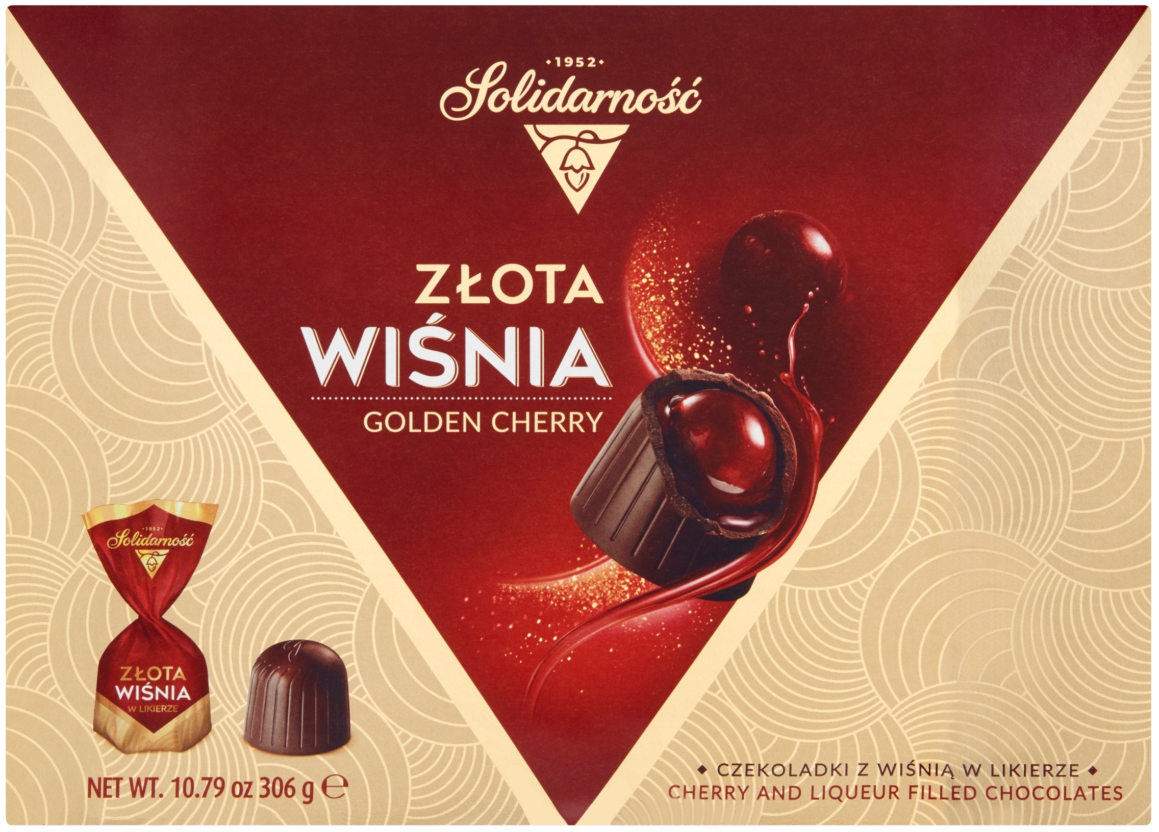 Czekoladki Złota Wiśnia w Likierze 306 g – Wyjątkowy smak i aromat